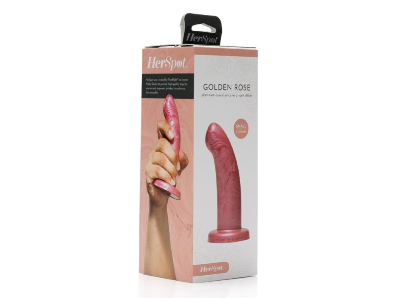Herspot Dildo Golden Rose Talla Pequena