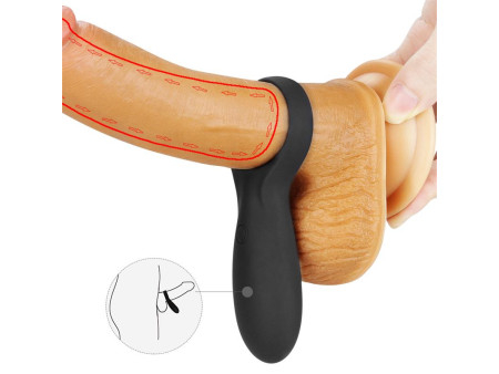 Anillo para el Pene iJoy Stamina Ring USB Negro