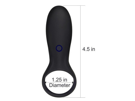 Anillo para el Pene iJoy Stamina Ring USB Negro