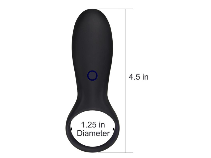 Anillo para el Pene iJoy Stamina Ring USB Negro
