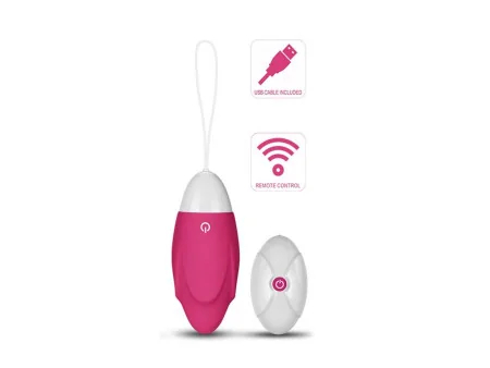 Huevo Vibrador iJoy Control Remoto USB Rosa Huevo Vibrador iJoy Control Remoto USB Rosa