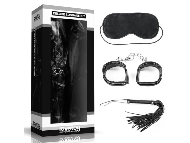 Kit Bondage Deluxe Negro Kit Bondage Deluxe Negro
