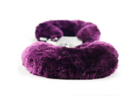 Esposas Metalicas con Pelo Purpura