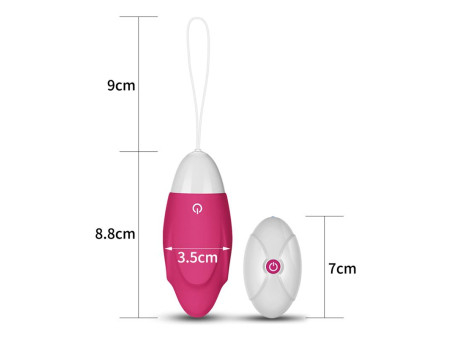 Huevo Vibrador iJoy Control Remoto USB Rosa Huevo Vibrador iJoy Control Remoto USB Rosa