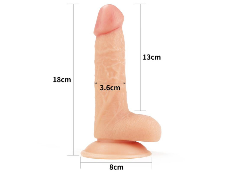 Dildo The Ultra Soft Dude 8 Natural