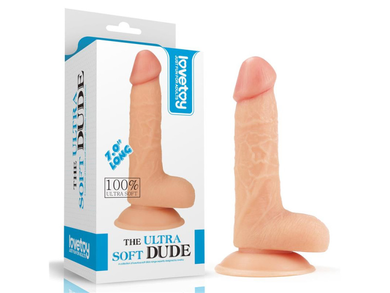 Dildo The Ultra Soft Dude 8 Natural