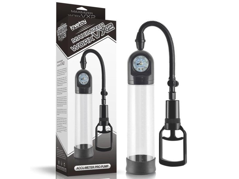 Bomba para el Pene con Valvula de Presion Maximizer Worx VX2