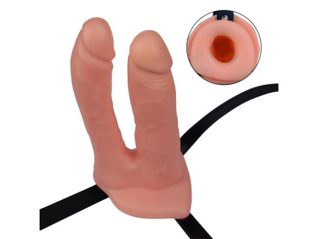 Arnes con Pene Hueco Doble Arnes con Pene Hueco Doble