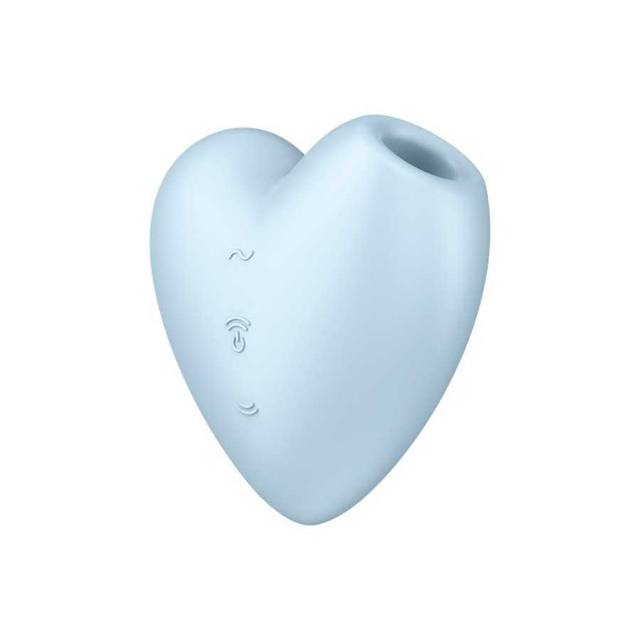 Cutie Heart Succionador de Clitoris y Vibracion Azul