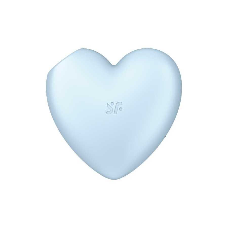 Cutie Heart Succionador de Clitoris y Vibracion Azul