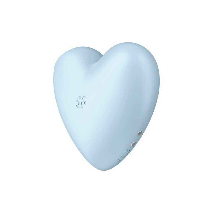 Cutie Heart Succionador de Clitoris y Vibracion Azul