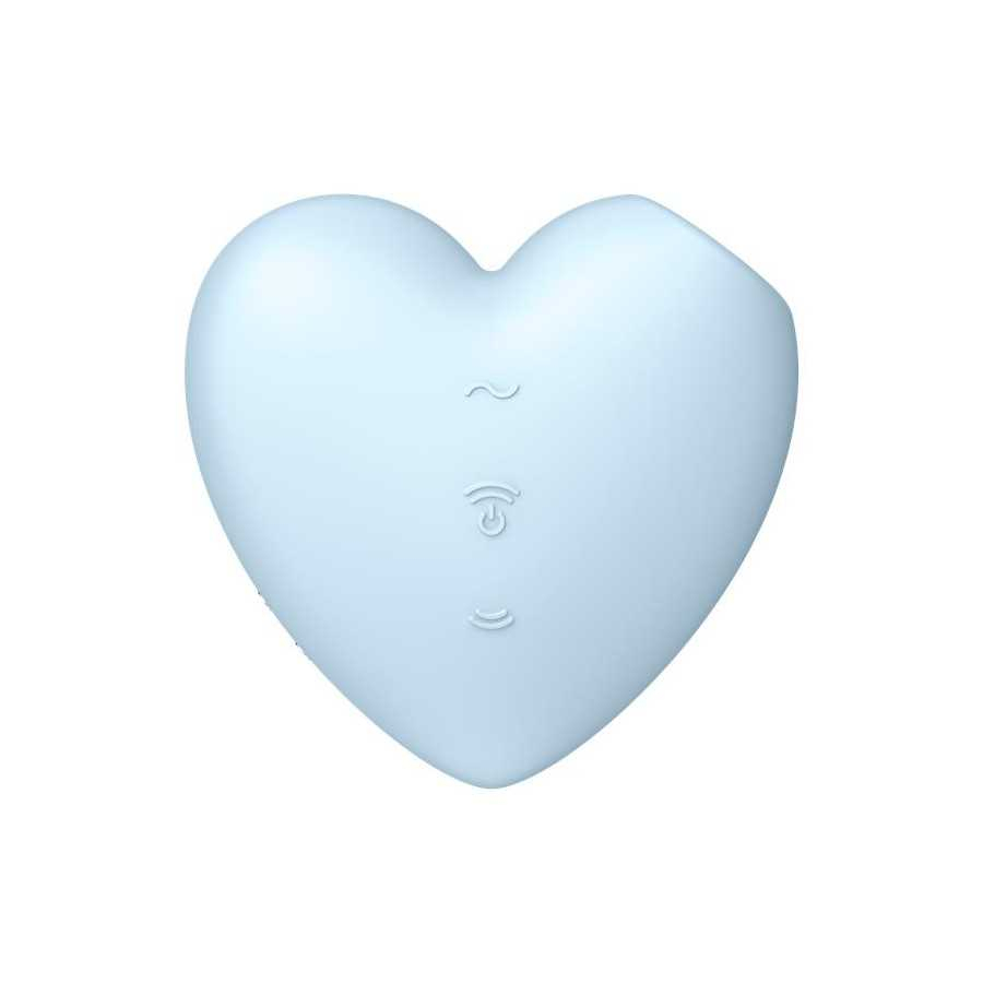 Cutie Heart Succionador de Clitoris y Vibracion Azul