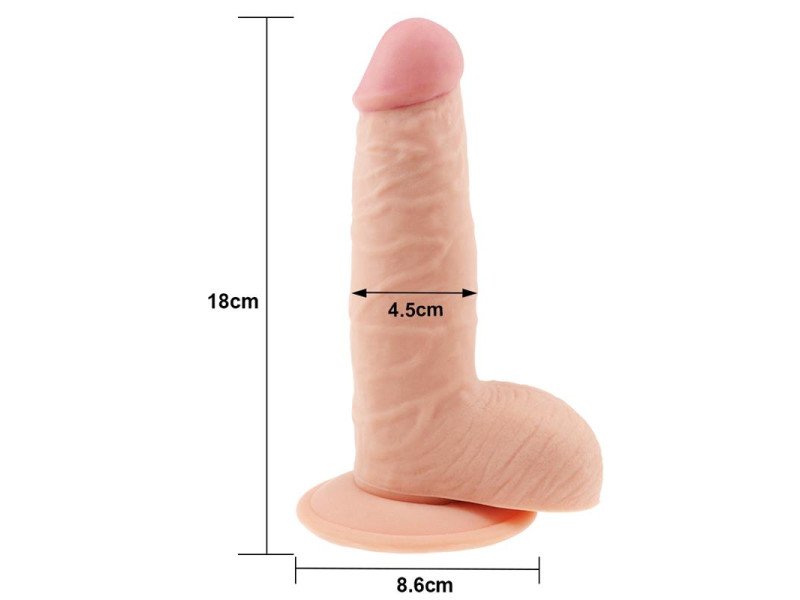 Dildo The Ultra Soft Dude 75 Natural