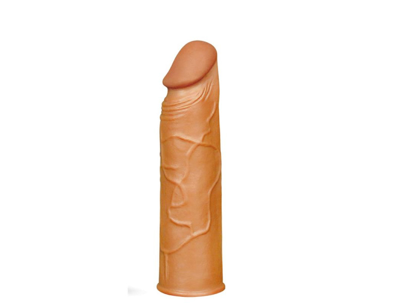Funda para el Pene Pleasure X Tender Marron Funda para el Pene Pleasure X Tender Marron