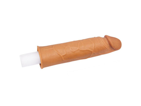 Funda para el Pene Pleasure X Tender Marron Funda para el Pene Pleasure X Tender Marron