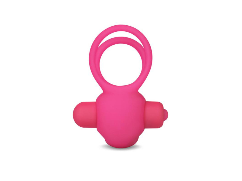 Anillo Vibrador Doble Power Clit Duo Rosa