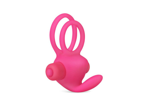 Anillo Vibrador Doble Power Clit Duo Rosa