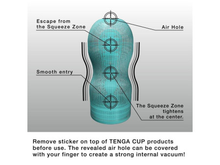 Masturbador Tenga Original Vacuum Cup Extra Cool Masturbador Tenga Original Vacuum Cup Extra Cool