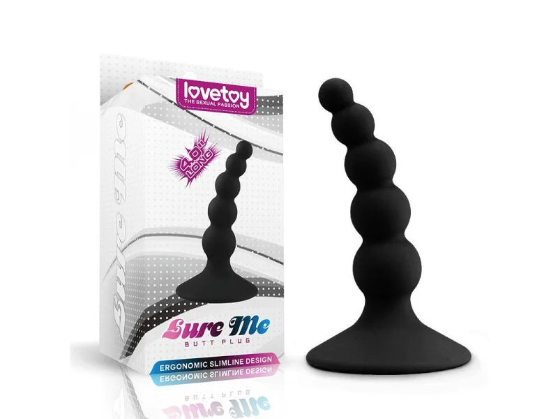 Plug Anal Lure Me Silicona Negro