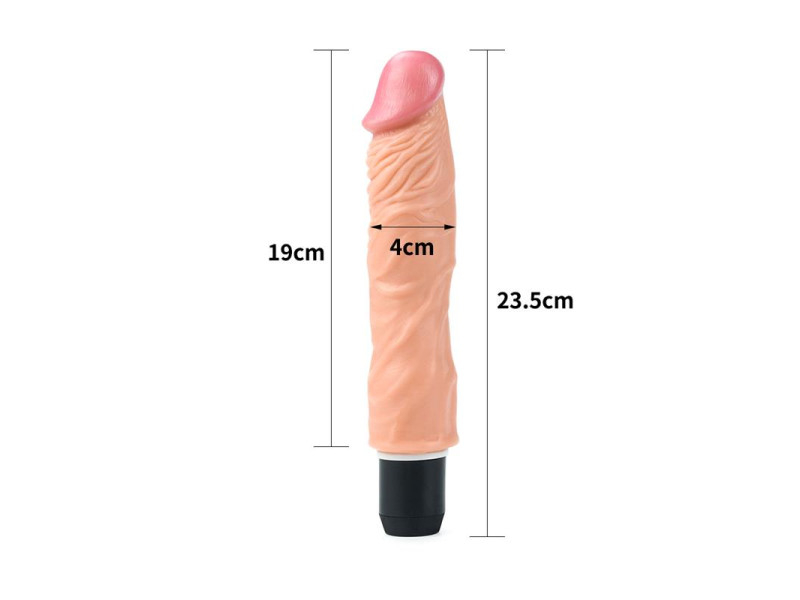 Dildo Flexi 95 con Vibracion Natural