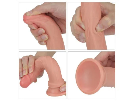 Dildo Nature 7 Silicona Liquida Natural