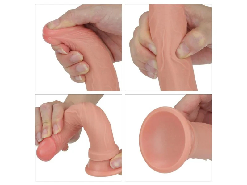Dildo Nature 7 Silicona Liquida Natural