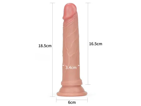 Dildo Nature 7 Silicona Liquida Natural