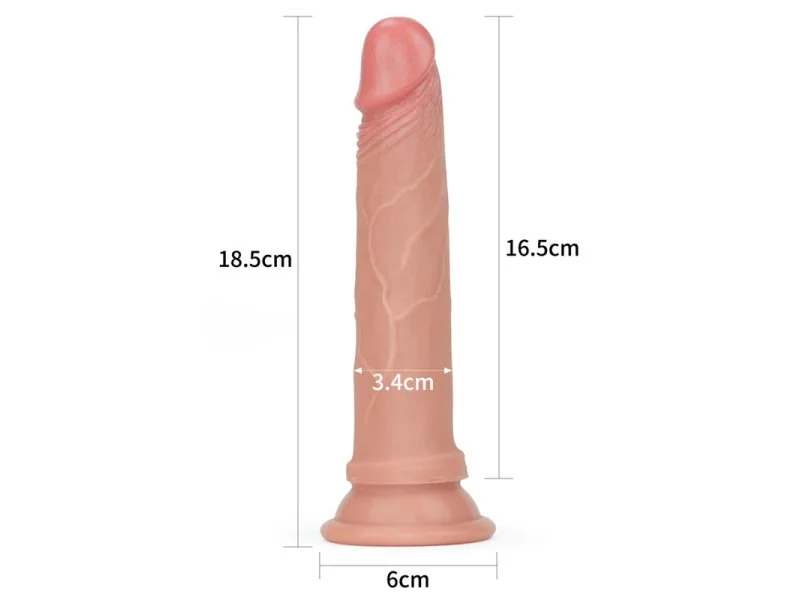 Dildo Nature 7 Silicona Liquida Natural