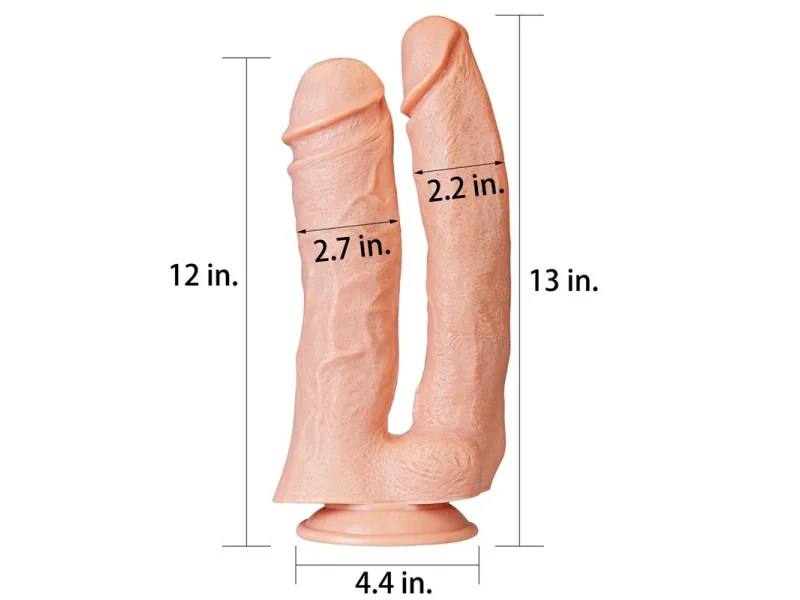Dildo Doble King 12 Natural