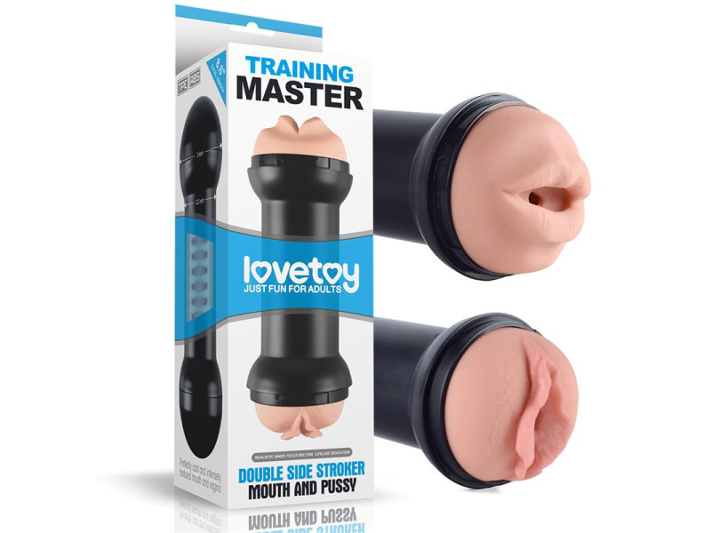 Masturbador Doble Training Master Vagina y Boca