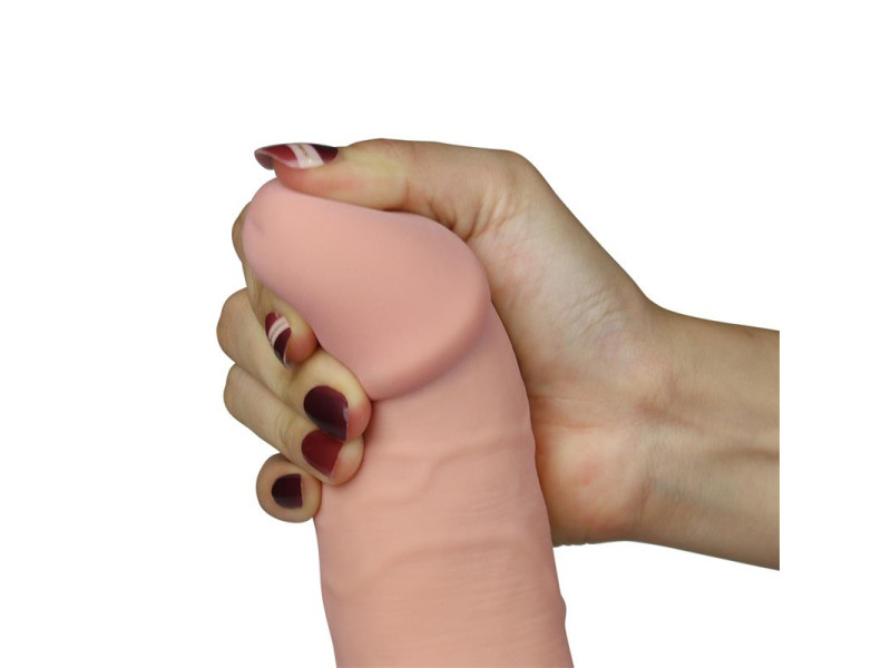 Dildo The Ultra Soft Dude con Vibracion 88 Natural