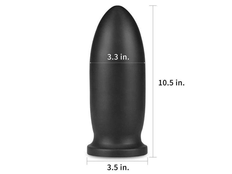 Dildo King Sized Anal Bomber 9 Negro