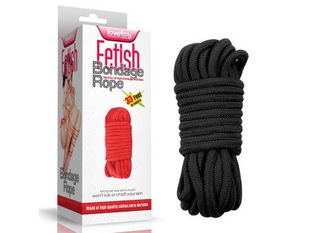 Cuerda Bondage Suave Negro