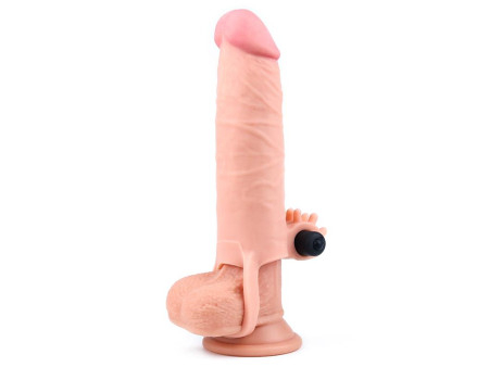 Funda para el Pene con Vibracion Add 2 Pleasure X Tender Natural Funda para el Pene con Vibracion Add 2 Pleasure X Tender Natural