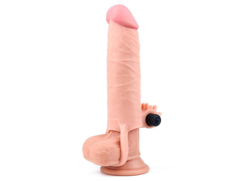 Funda para el Pene con Vibracion Add 2 Pleasure X Tender Natural