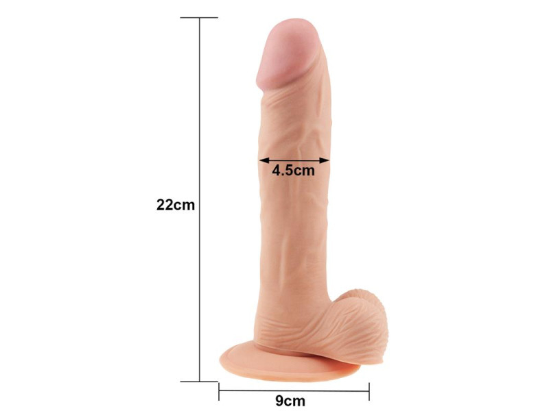 Dildo The Ultra Soft Dude 9 Natural