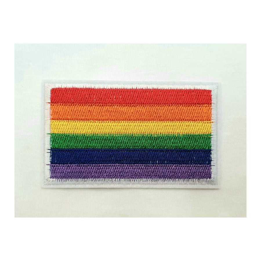 Parche Rectangular Bandera LGBT