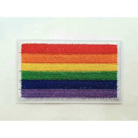 Parche Rectangular Bandera LGBT