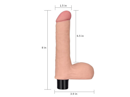 Vibrador Real Softee 8 Natural