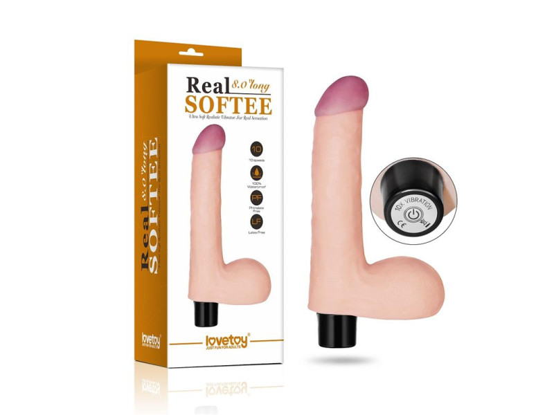 Vibrador Real Softee 8 Natural