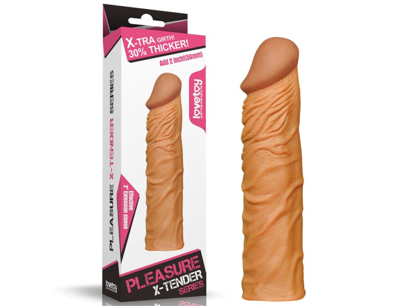 Funda para el Pene Add 2 Pleasure X Tender Marron
