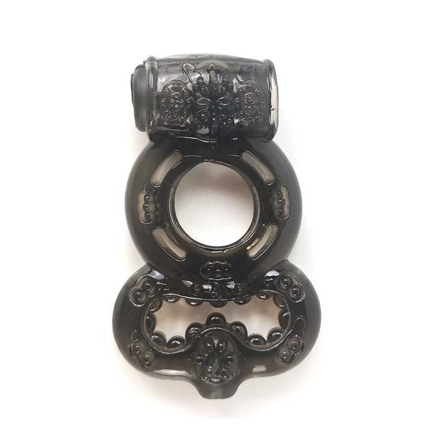 Anillo para el Pene con Vibracion Negro