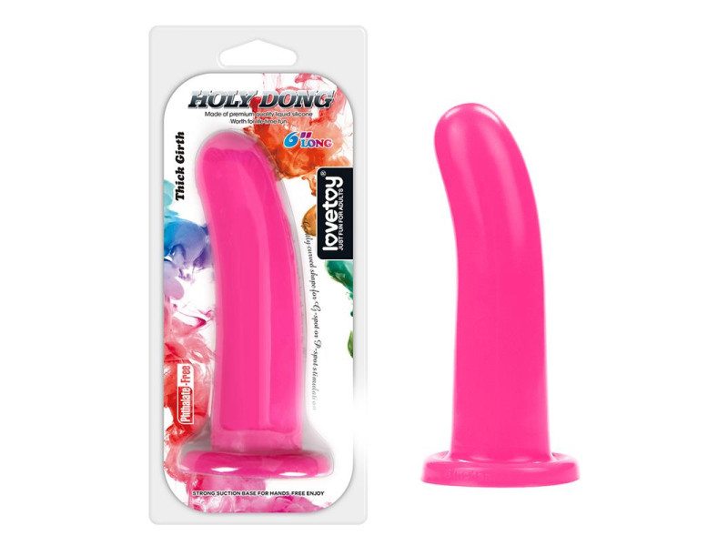 Estimulador Holy Dong 6 Silicona Liquida Rosa