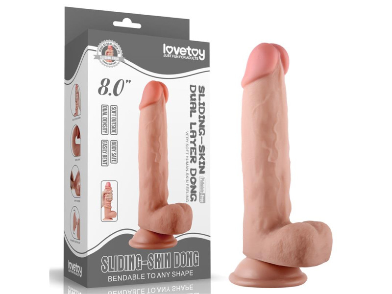 Dildo con Piel Retractil 8