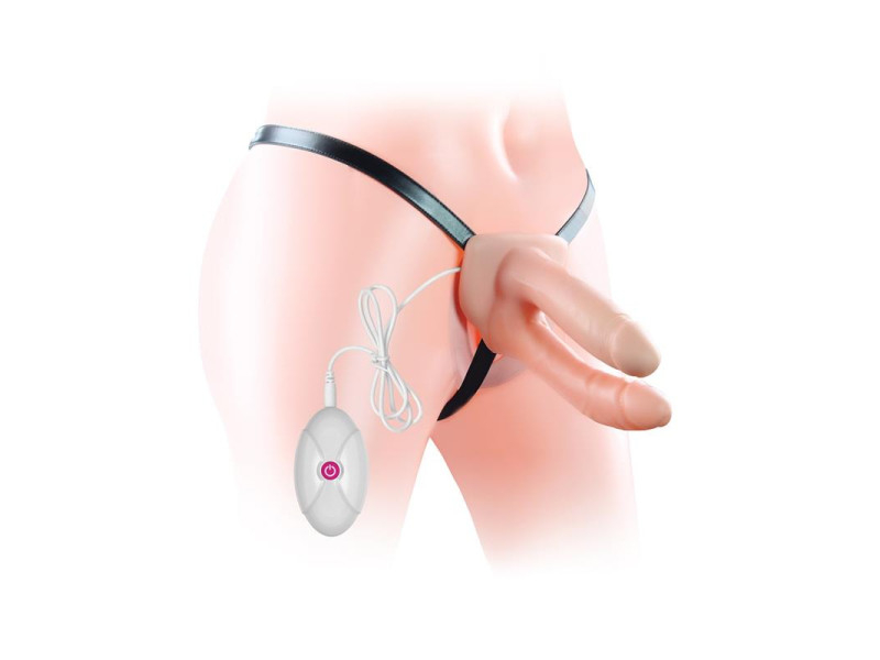 Arnes Pene Doble Hueco con Vibracion Arnes Pene Doble Hueco con Vibracion