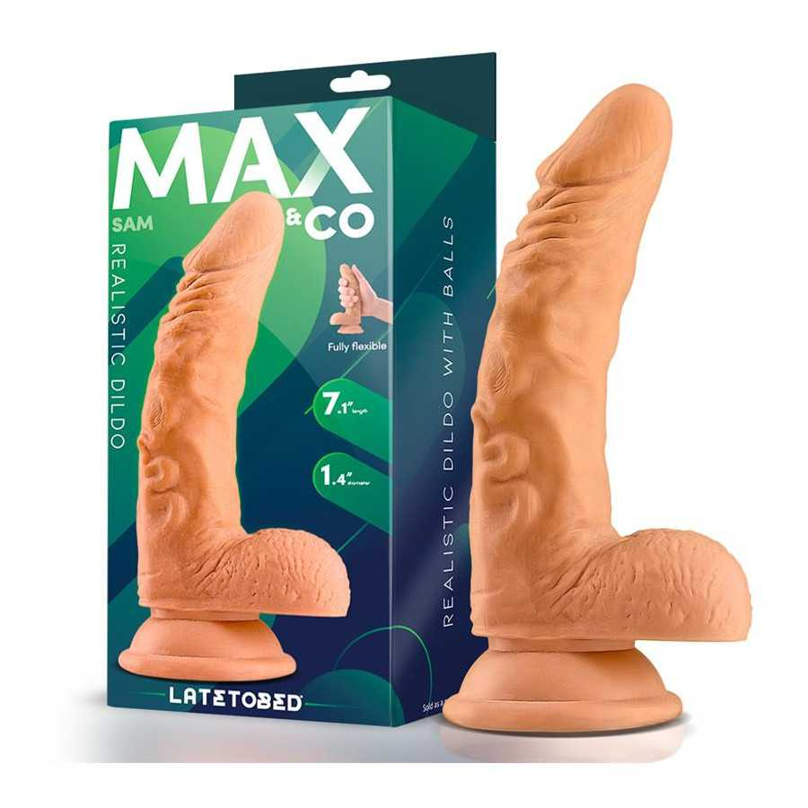 Sam Dildo Realista con Testiculos 71 Natural