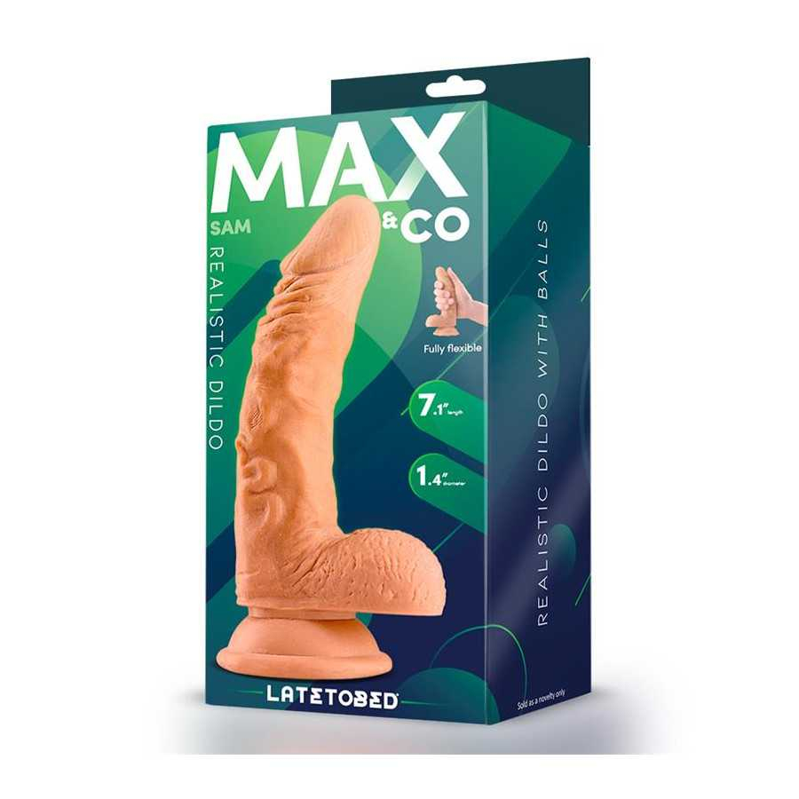 Sam Dildo Realista con Testiculos 71 Natural