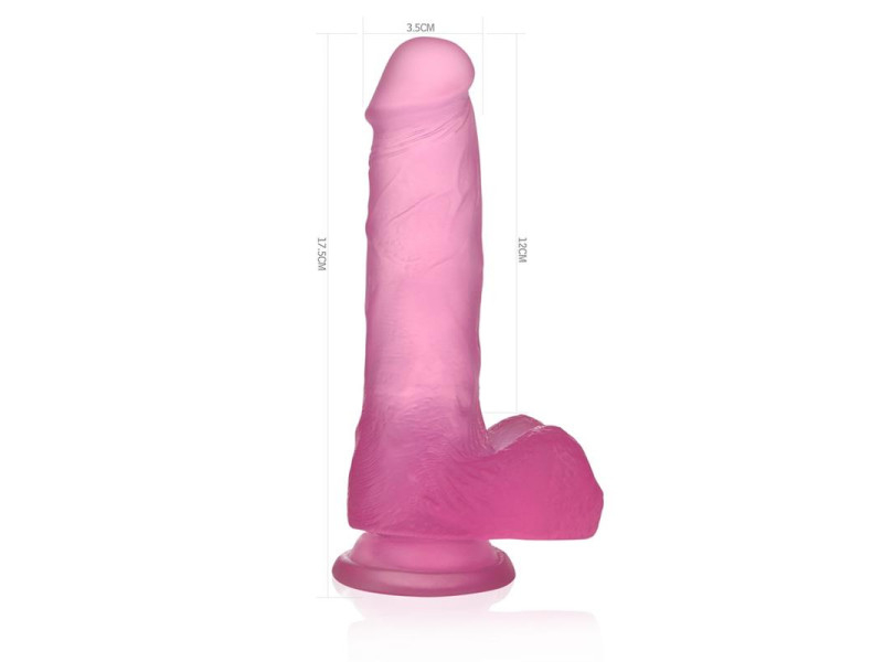 Dildo Jelly Studs 7 Rosa