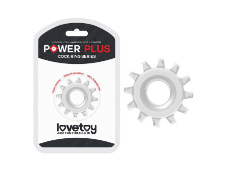 Anillo para el Pene Power Plus Transparente Anillo para el Pene Power Plus Transparente