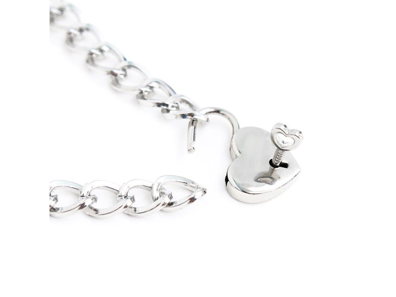 Collar con Candado Metal Talla M 44 cm